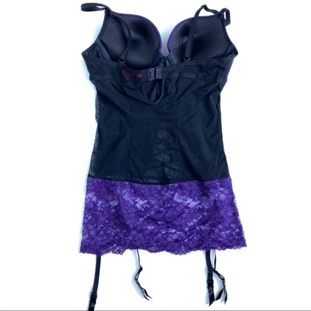 π
ΊLa Senza Bustier Baby doll with Garter Clips Small - Picture 5 of 10